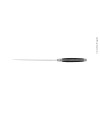 Couteau à pain, en ébène, mitres inox, finition satinée
