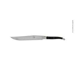 Couteau à pain de Laguiole, en ébène mitres inox