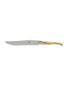 Couteau à découper, en bouleau, mitres inox, finition satinée