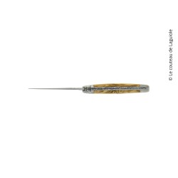 Couteau de Laguiole manche en bois d'olivier – Fabriqué à Laguiole