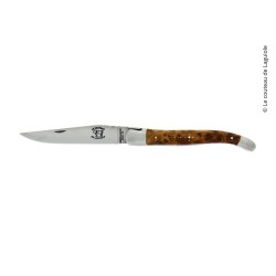 Couteau pliant 1 pièce en thuya