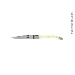 Couteau pliant 1 pièce en os