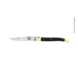 Couteau pliant 1 pièce en tissu coloré noir