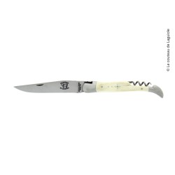 Couteau pliant 2 pièces en os