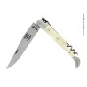 Couteau pliant 2 pièces en os