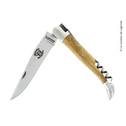 Couteau pliant 2 pièces en olivier