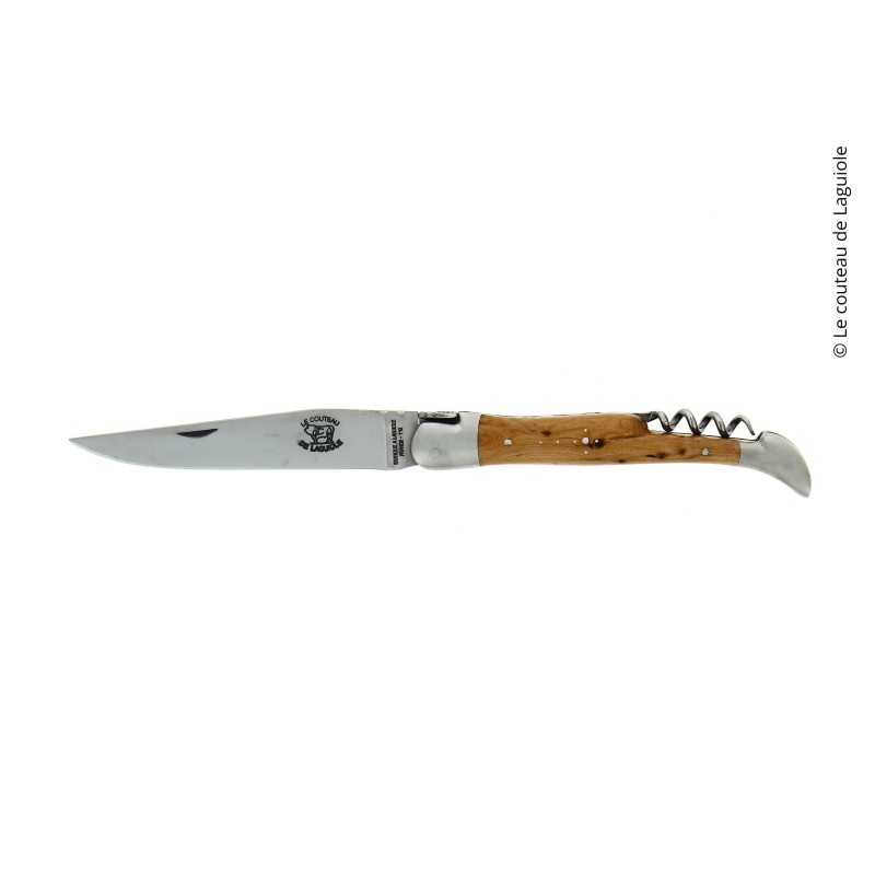 Couteau pliant 2 pièces en genévrier