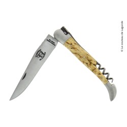 Couteau pliant 2 pièces en bouleau