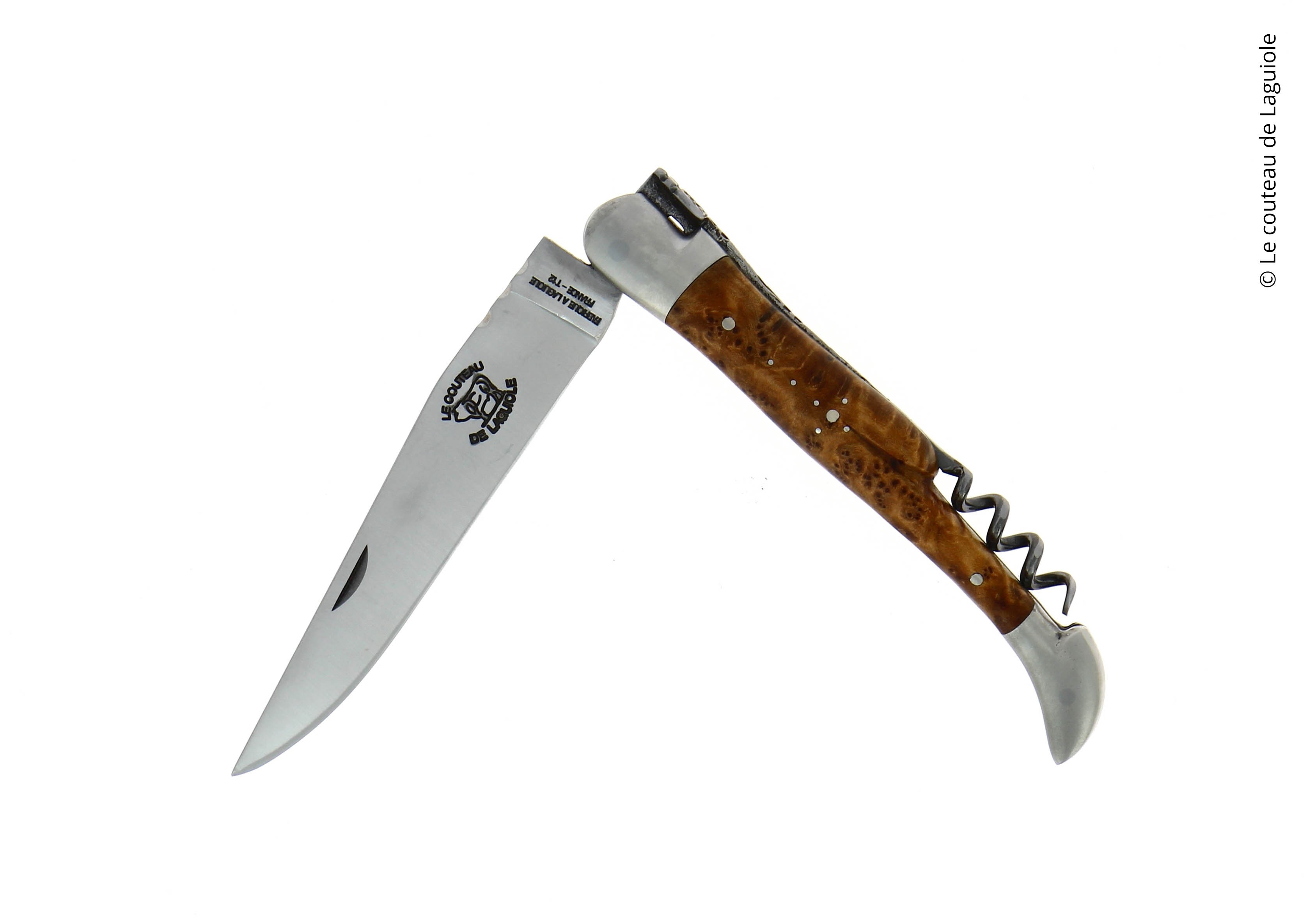 Couteau pliant 2 pièces en thuya