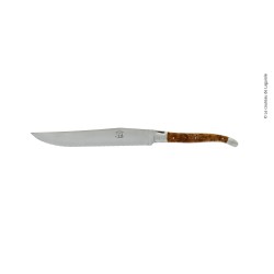 Couteau à pain de Laguiole, en thuya mitres inox