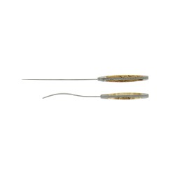 Service à découper, en bouleau, mitres inox, finition satinée