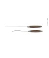 Service à découper, en thuya, mitres inox, finition satinée